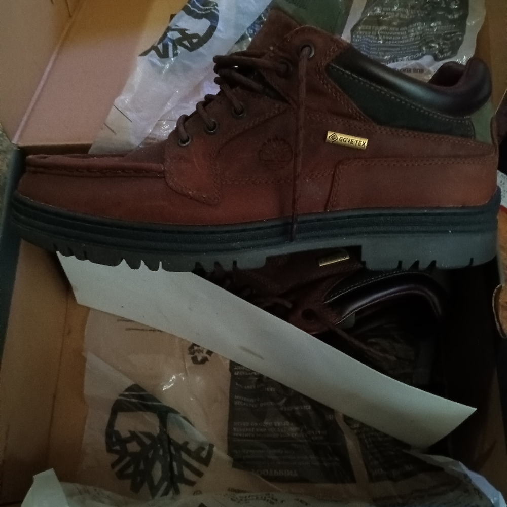 Timberland boots size 12 brown leather
